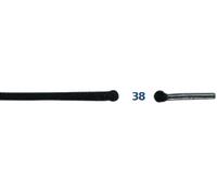 Barth Schnürsenkel Klassik dünn rund schwarz 120cm