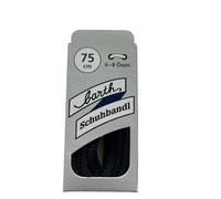 barth schuhbandl Sport Rund - 75 cm Größe 75CM Schwarz (Schwarz)