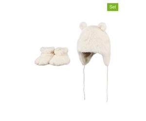 Barts 2tlg. Geschenkset "Noa" in Creme - Größe 47 cm | Baby Muetzen