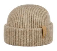 Barts Banxs Short Beanie Strickmütze Wintermütze Umschlagmütze Damen/Herren - mit Umschlag Herbst-Winter Winter - One Size beige