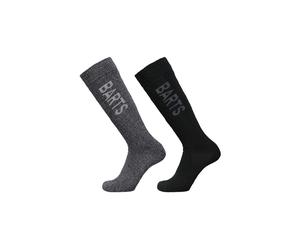 Barts Basic Skisock 2 Pack anthracite & black (19) 35-38