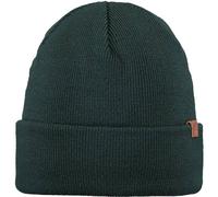 Barts Beanie WILLES aus Viskose-Mix mit Label-Detail Grün Größe 1