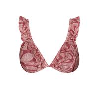 Barts Bikini-Oberteil "Akamu Wire Triangle" in Rot - Größe 36_C/D-Cup | Damen Bademode