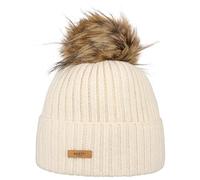 Barts Bommelmütze (1-St) Beanie mit Umschlag, cremeweiß