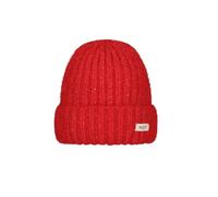 Barts Damen Beanie Strickmütze gestrickte Wintermütze einfarbig Wellawaya 6315 Red 05