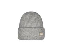 Barts Damen Beanie Strickmütze Sunnybird gestrickte Wintermütze mit Umschlag 3626 Heather Grey 02