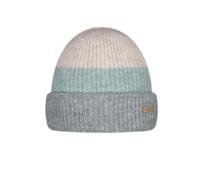 Barts Damen Beanie Suzam Wintermütze mit Streifen 6101 Heather Grey 02
