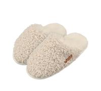 Barts Damen Hausschuhe Vensie Slippers aus weichem Kunstpelz 0299 Cream 10 38/39