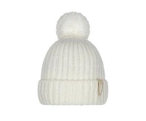 Barts Damen Strickmütze Joansy gefütterte Wintermütze mit Bommel
