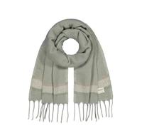 Barts Damen Strickschal Featherz 3279 - Winterschal mit Fransen - Pale Army 13