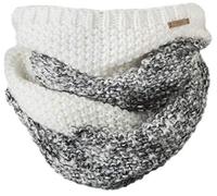 Barts Damen Tulip Col Schal, grau (Bicolore Grigio e Bianco Con Pompom di Pelo Bianco), Uni