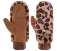 Barts Fur Mitts print brown (37)
