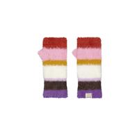 Barts - Fingerlose Fäustlinge mit Streifen Violett - Gr. - OS
