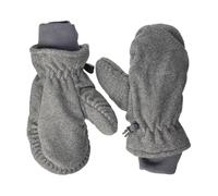 Barts Kinder Fleece-Fäustlinge Grau (Heather Grey) Gr. M (EU 3)