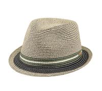 Barts Fluoriet Trilby Strohhut Sommerhut Sonnenhut Strandhut Damen/Herren - Sommer Frühling-Sommer - One Size beige