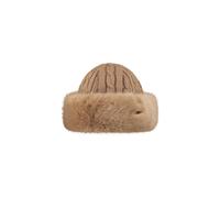 Barts Unisex Fur Cable Bandhat Wintermütze, Hellbraun, Uni