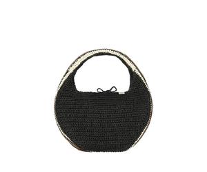 Barts - Gehäkelte gepolsterte Handtasche Schwarz - Gr. - OS