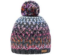Barts Girls Nicole Beanie Bunt-Grau, Damen Kopfbedeckung, Größe 53 - Farbe Dark Grey
