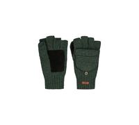 Barts Haakon Fingerless Handschuhe Herren - Fäustlinge fingerlose Strickhandschuhe mit Futter Winter Herbst-Winter - L/XL oliv