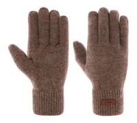 Barts Fingerhandschuhe Haakon – Lammwolle, gefüttert, Herren M/L braun