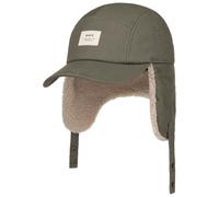 Barts Herren Cap Hafnar mit Logo-Patch Oliv One Size