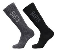 BARTS Herren Basic Skisock 2 Pack (0501) 37 anthracite & black