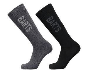 BARTS Herren Basic Skisock 2 Pack (0501) 37 anthracite & black