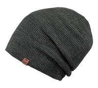 Barts Coler Beanie Strickmütze Umschlagmütze Wintermütze (One Size - anthrazit)