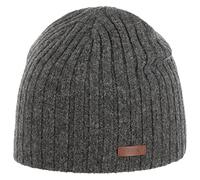 Barts Herren Haakon Beanie Baskenmütze, Grau (Charcoal 0021), One Size (Herstellergröße: Uni)