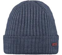 Barts Baskenmütze Wilbert Turnup – Herren, blau, Einheitsgröße