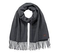 Barts Schal Soho Scarf – Herringbone mit Ausfransungen – One Size, blau (Navy)