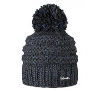BARTS JASMIN anthrazit meliert, Damenmütze gefüttert, Bommelmütze, Strickmütze