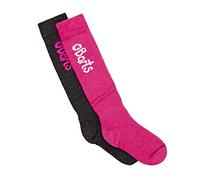 Barts Jungen Basic 2 Pack Kids Kniestrümpfe, Grau (ANTHRACITE & FUCHSIA 0019), 27-30 (Herstellergröße: 27/30)