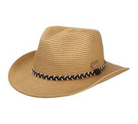 Barts Kangari Western Strohhut Westernhut SommerhutSonnenhut Damen/Herren - Sonnenhut Sommerhut Frühling-Sommer Frühjahr Sommer - One Size Natur