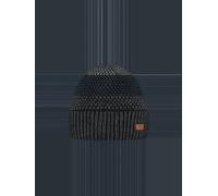 Barts Beanie mit Label-Badge Modell 'MIGUEN' in Black, Größe 1