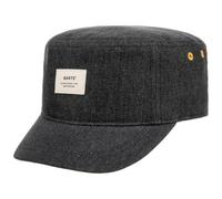 Barts Montania Army Cap Armycap Military Urban Leinencap Baumwollcap Damen/Herren - mit Schirm, Klettverschluss Frühling-Sommer Sommer - One Size schwarz