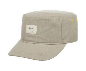 Barts Montania Army Cap Armycap Military Urban Leinencap Baumwollcap Damen/Herren - mit Schirm, Klettverschluss Frühling-Sommer Sommer - One Size Hellbeige