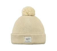 BARTS Herren Mütze - Arkade Beanie, Bommel, One Size, einfarbig Creme