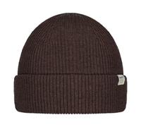 Barts Mütze (Beanie) Stonel (Feinstrickmütze mit Merinowolle) dunkelbraun - 1 Stück, Größe OneSize