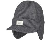 Barts Mütze Coedy mit Schild und Ohrenklappen Dark Heather