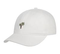 Barts Posse Palm Cap Basecap Baseballcap Curved Brim Strapback Damen/Herren - Metallschnalle, mit Schirm Winter Herbst Frühjahr Sommer Frühling-Sommer Herbst-Winter - One Size weiß