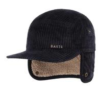 Barts Rayner Cap mit Ohrenklappen Basecap Baseballcap Baumwollcap Cordcap Herren - Schirm, Futter, Lederband, Hinten geschlossen, Lederband Winter Herbst-Winter - One Size dunkelblau