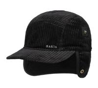 Barts Rayner Cap mit Ohrenklappen Basecap Baseballcap Baumwollcap Cordcap (One Size - schwarz)