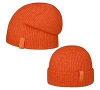 Barts Rhodoz 2-Way Beanie Strickmütze Umschlagmütze Wintermütze Damen/Herren - Winter Herbst-Winter - One Size orange
