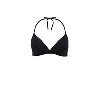 Barts Solid Halter Oberteil des Bikinis, Schwarz, 44 Damen, Schwarz, 44