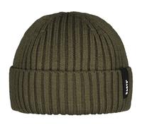 Barts Beanie mit Label-Detail Modell 'SUMTER' in Oliv, Größe 1
