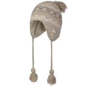 Barts Toucam Inkamütze Strickmütze Ohrenmütze Wintermütze Kinder/Damen - mit Futter Winter Herbst-Winter - One Size beige