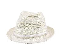 BARTS Unisex Fedora, Ibiza Hat, GR. S (Herstellergröße: S), Mehrfarbig (Panna Con cordoncino Bianco)