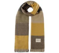 Barts Vaguer Schal Karoschal Damenschal Herrenschal Damen/Herren - mit Fransen Winter Herbst-Winter - One Size braun