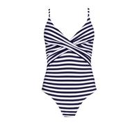 Barts W Custe Shaping One Piece Blau - Moderner femininer Damen Badeanzug, Größe 40 - Farbe Navy